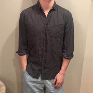 UO Green Casual Button Down